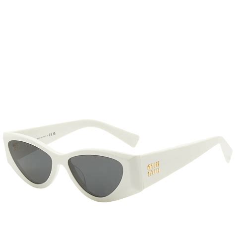 white miu miu sunglasses|miu miu sunglasses sale.